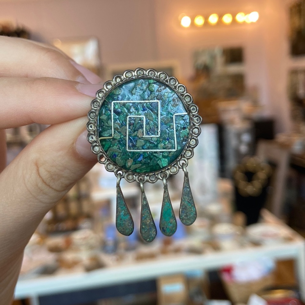 Vintage Sterling Silver Pin / Pendant